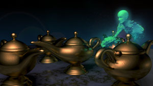 lamp man 3D model